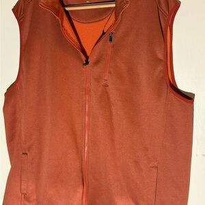 Men's Orange Sleeveless Vest